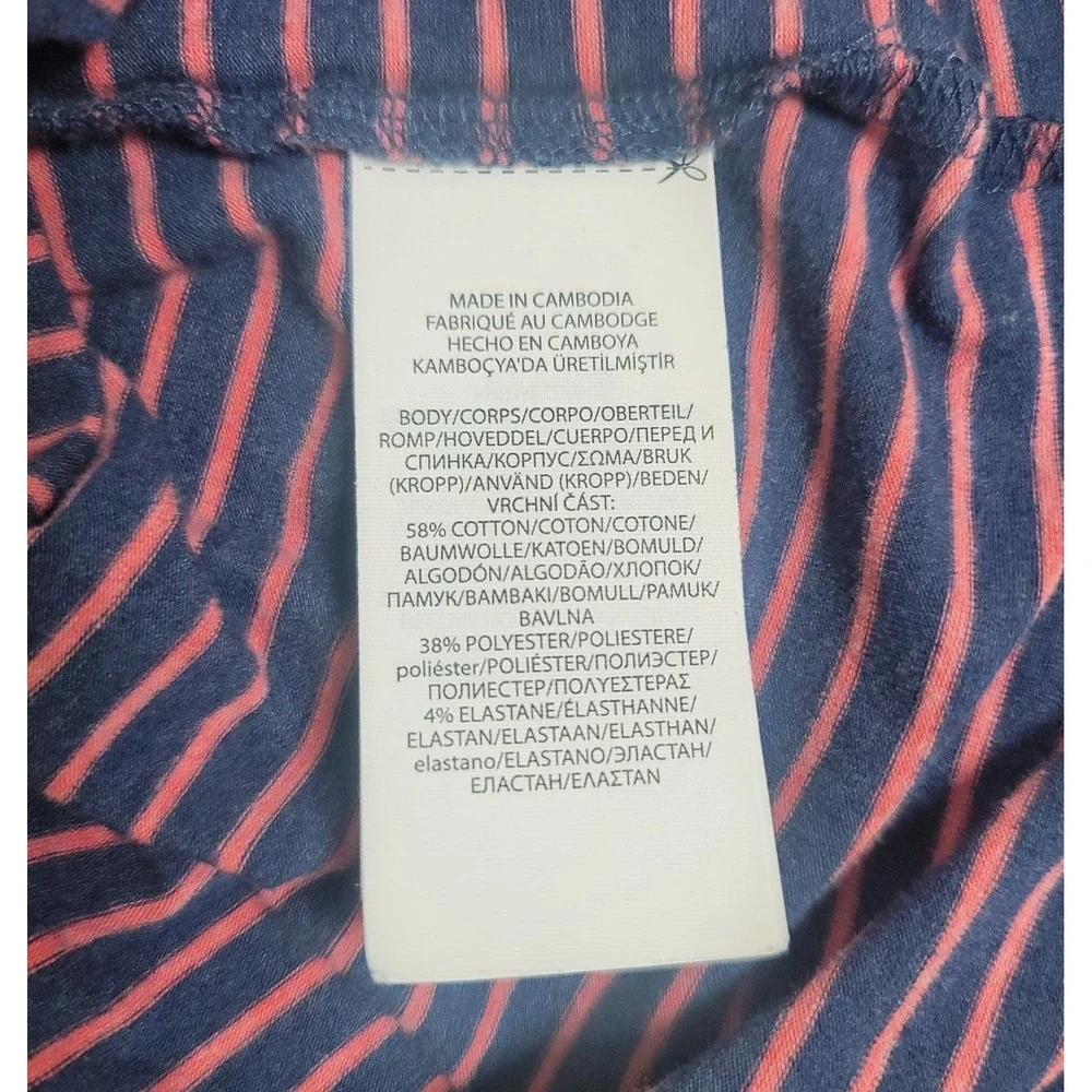 Polo Ralph Lauren Performance Polo Short Sleeve XL Stretch Striped blue red Prep